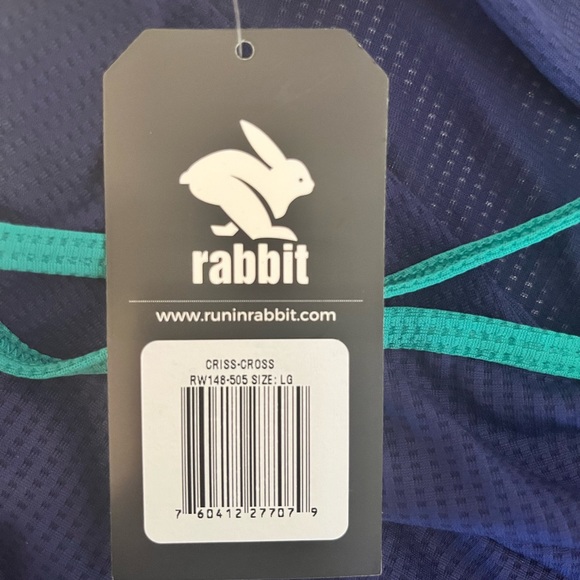 Runin Rabbit Criss Cross Tank- Size Large - Picture 3 of 3
